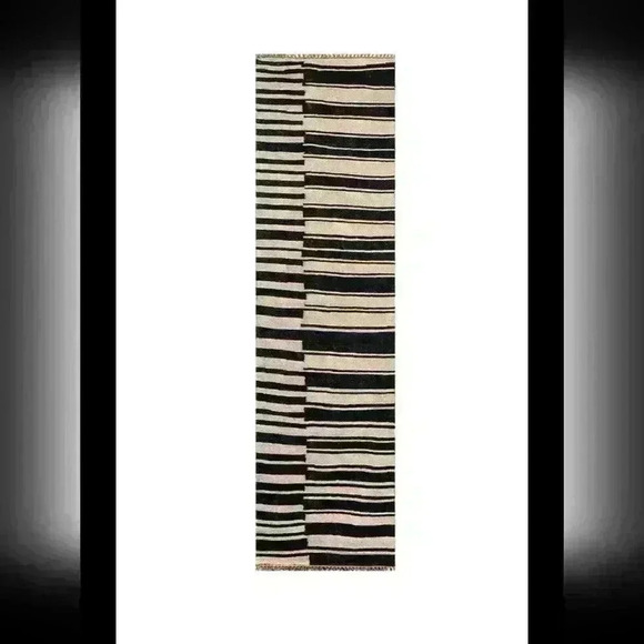 Lemieux Et Cie by Momeni Metlili Black And Tan MTL-4 Runner Area Rug 2'3